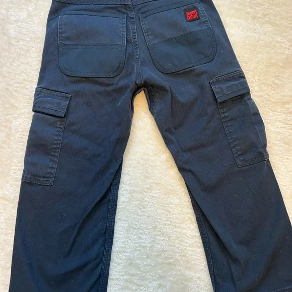 Men's Black Cargo Pants - Picture 2 of 4